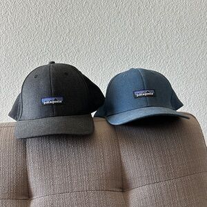 Patagonia Charcoal and Navy Caps